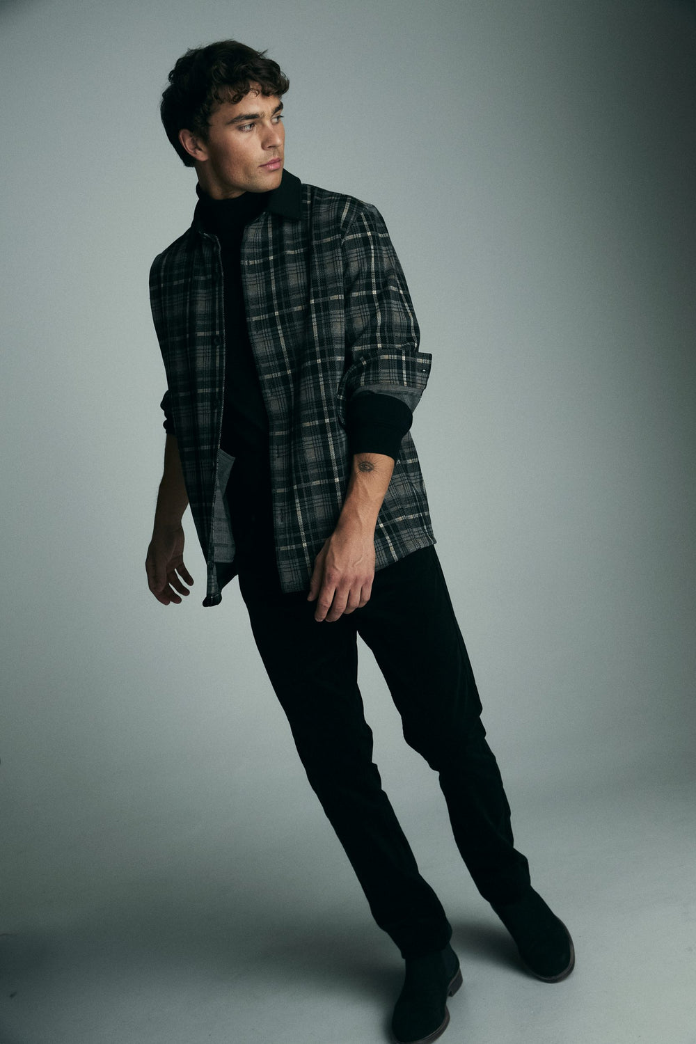 Plaid overshirt