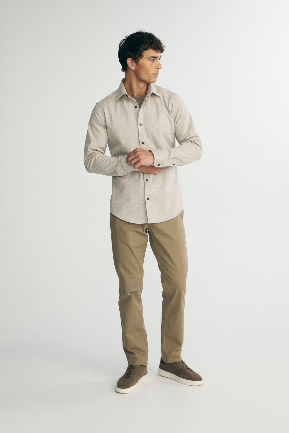 Chemise en jersey à manches longues