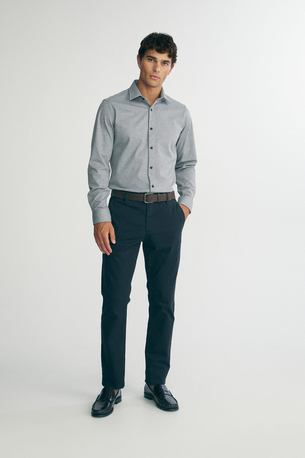 Chemise en jersey à manches longues