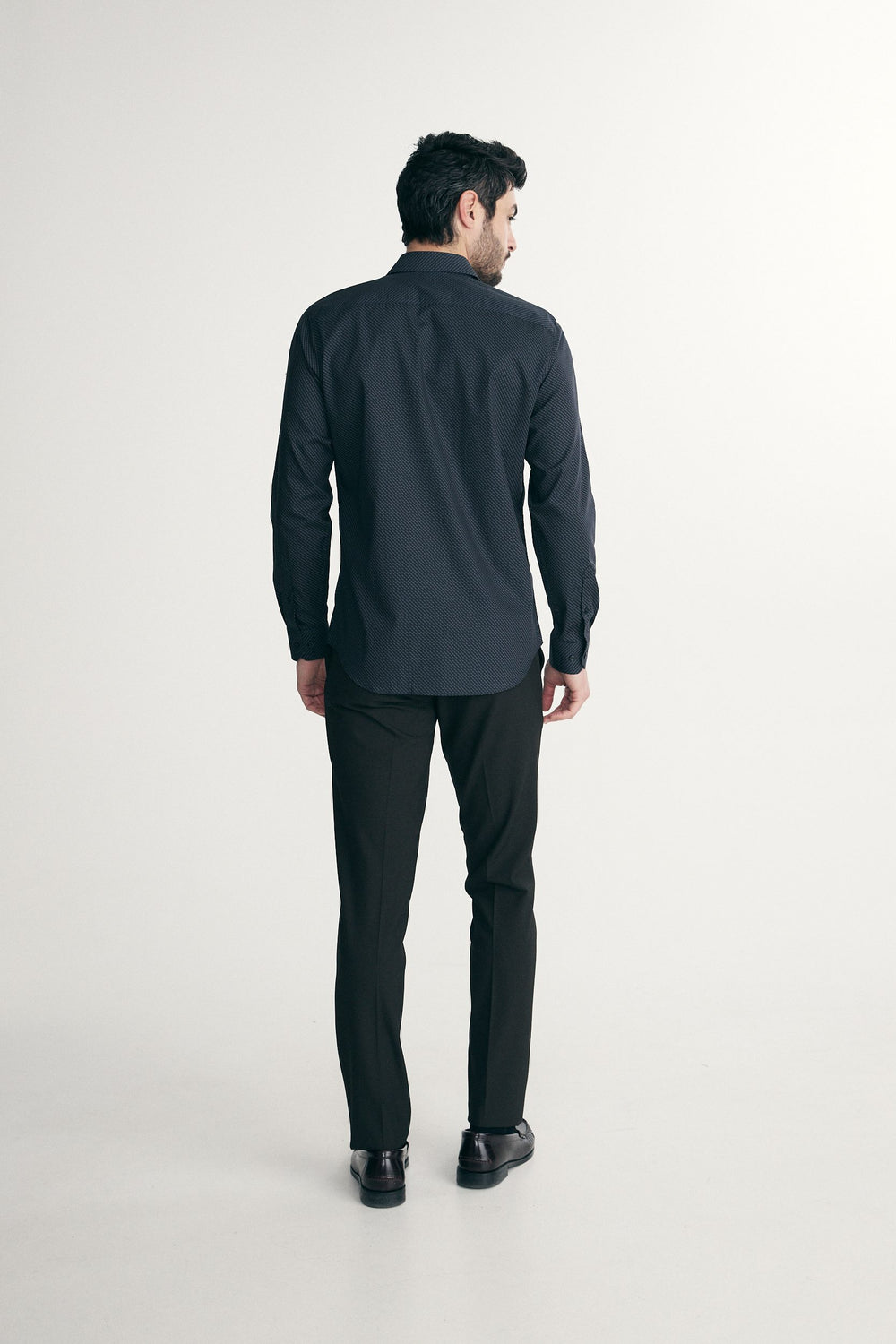 Chemise ajustée sans repassage