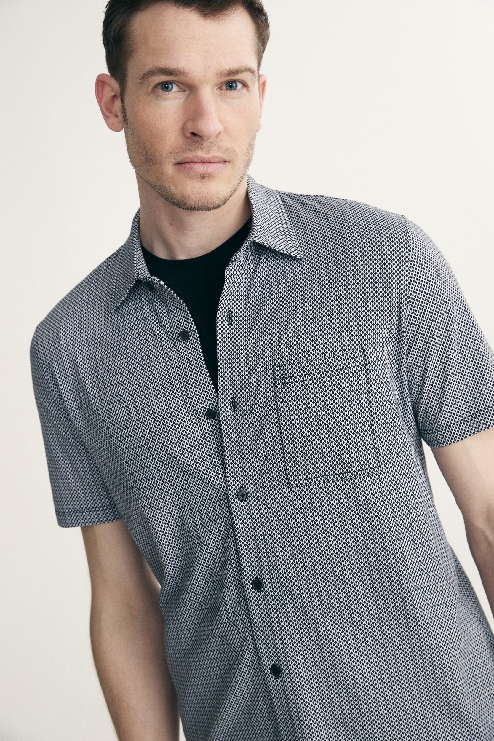 Printed fitted shirt