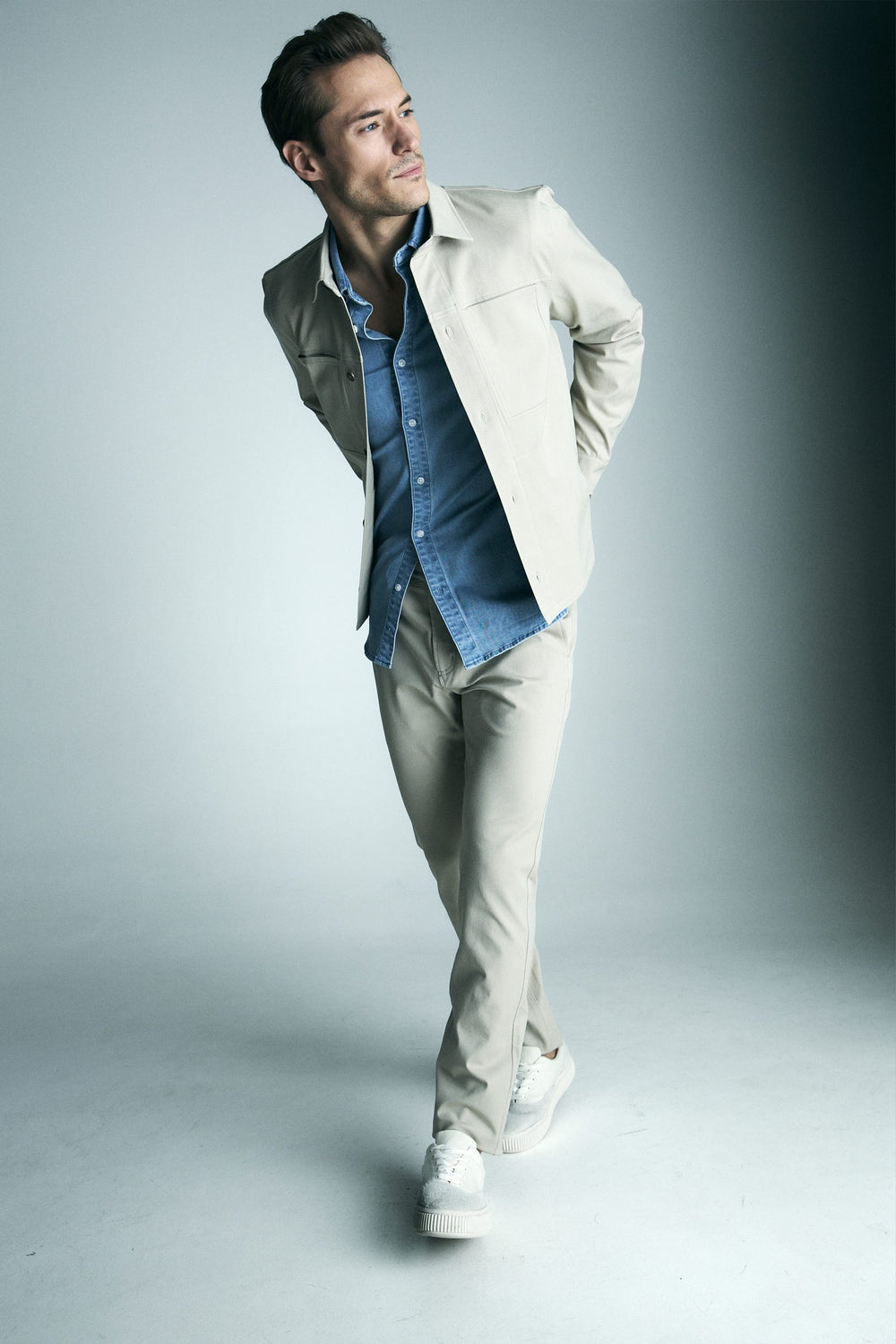 Comfort fit overshirt