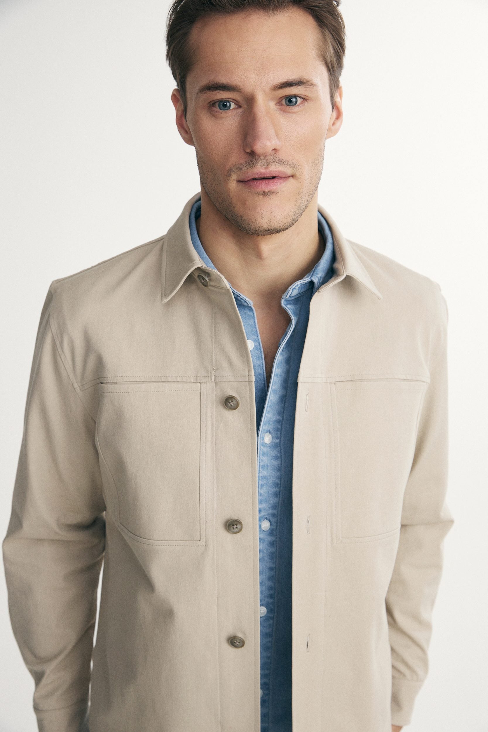 Comfort fit overshirt