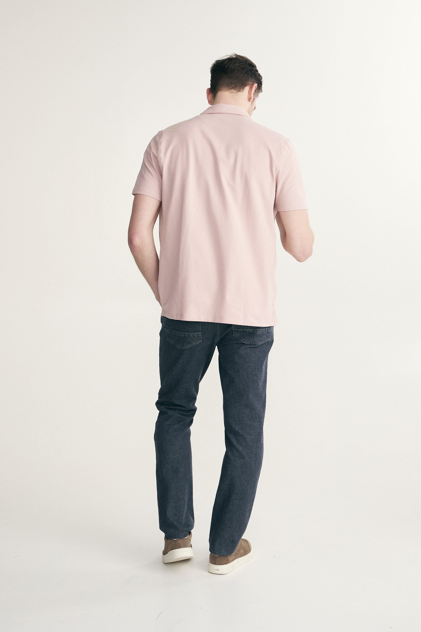 Chemise en piqué manches courtes