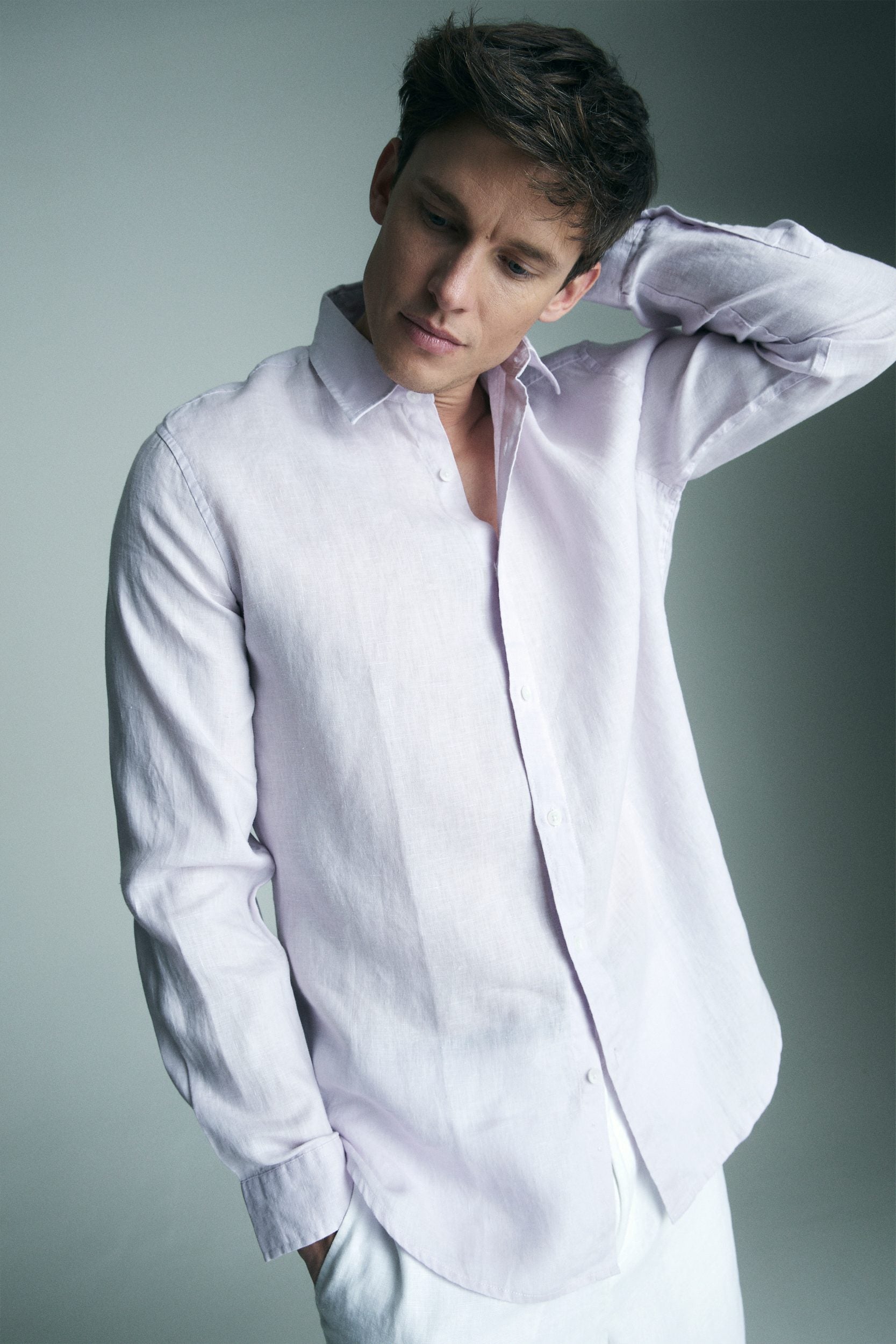 Semi-Fitted Linen shirt