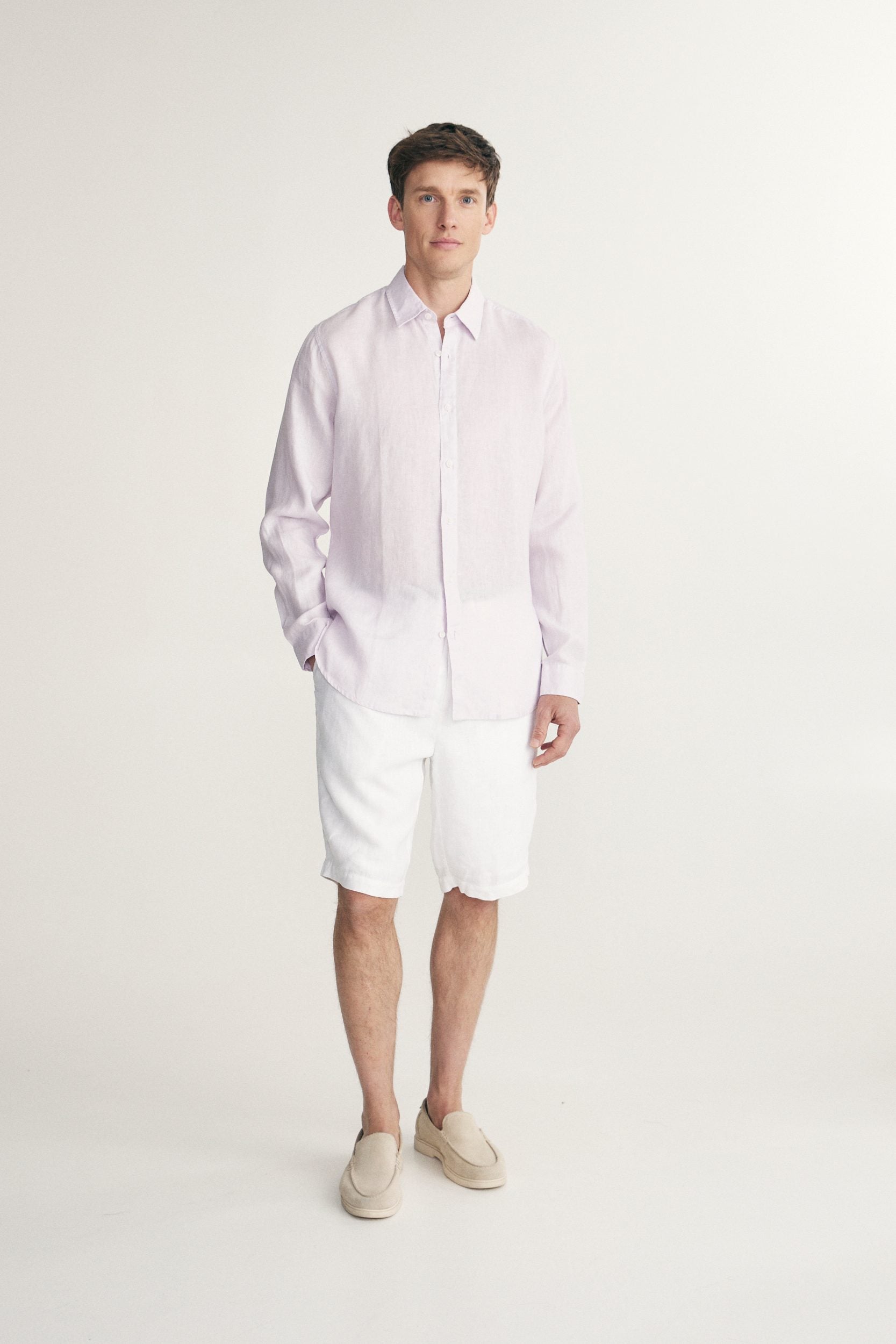Semi-Fitted Linen shirt