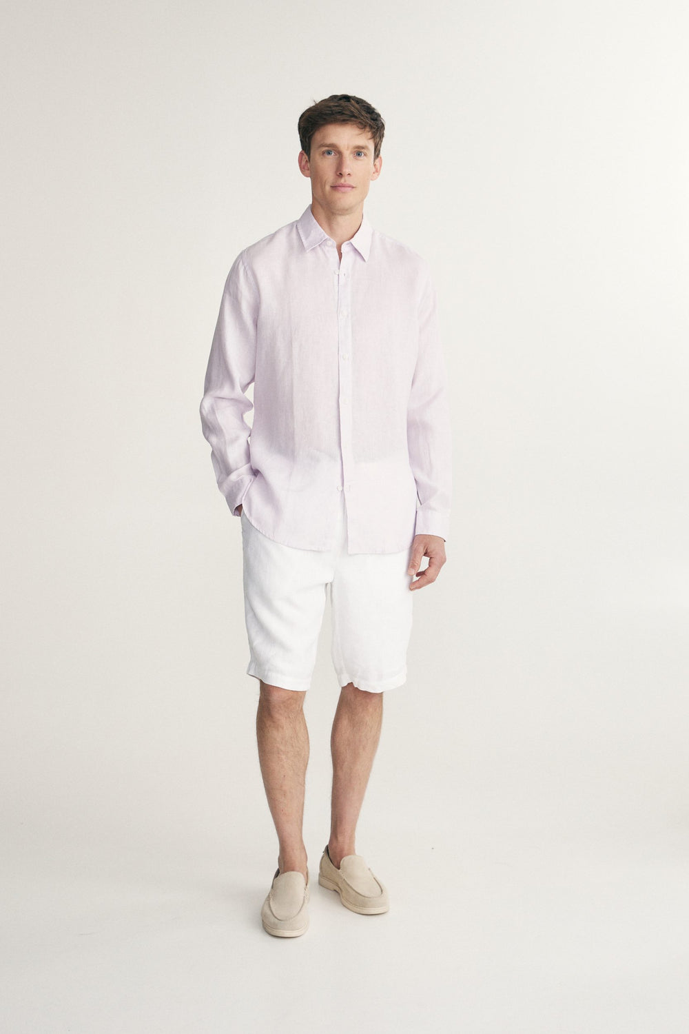 Semi-Fitted Linen shirt