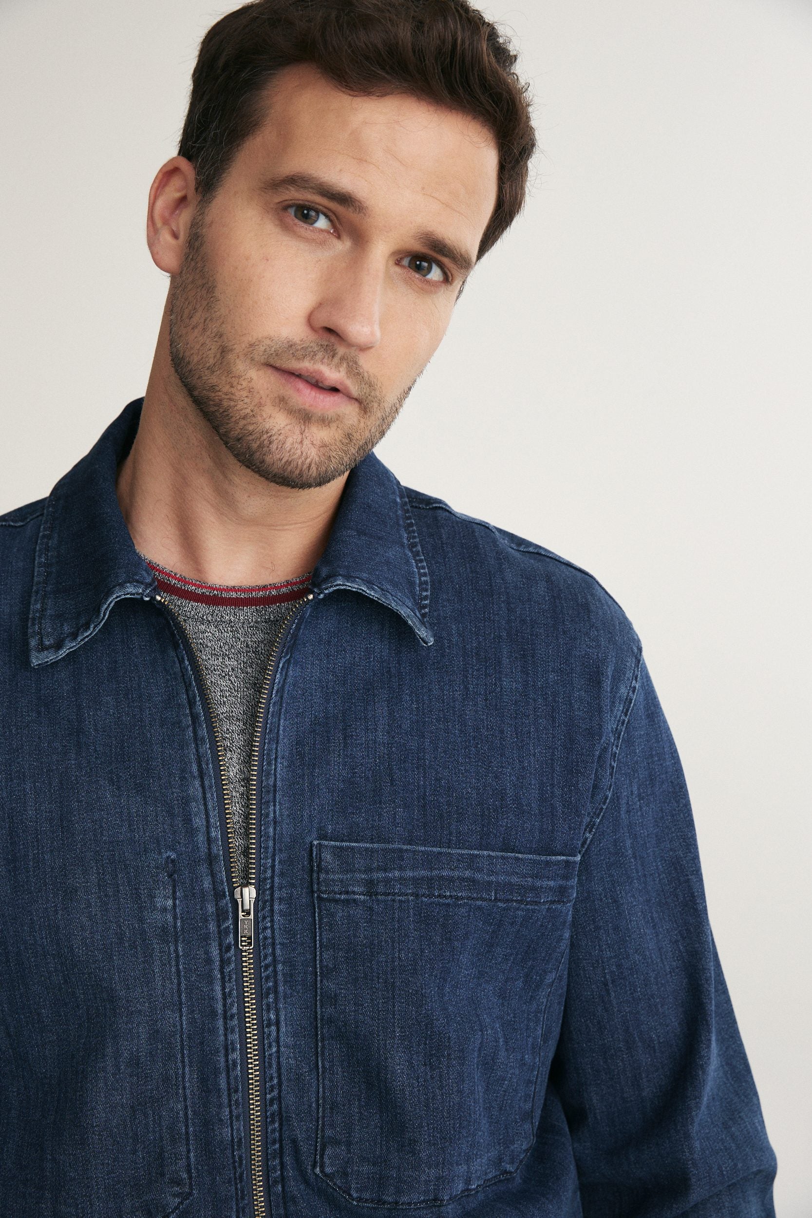 Comfort Fit Denim Overshirt