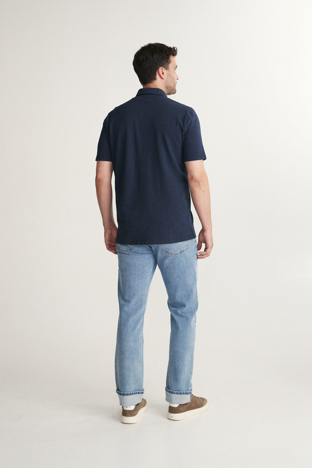 Textured Knit Short Sleeve Shirt