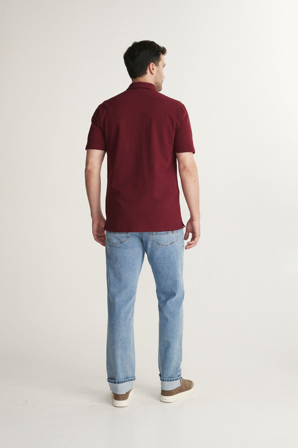 Textured Knit Short Sleeve Shirt