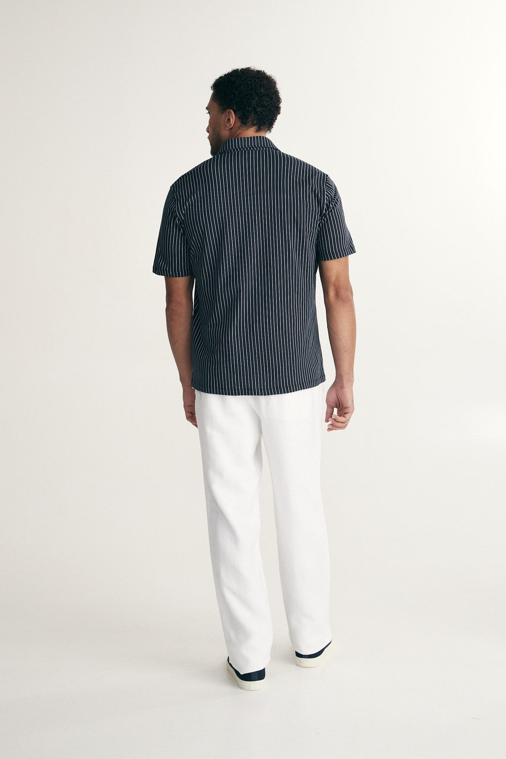 Chemise en jersey rayé
