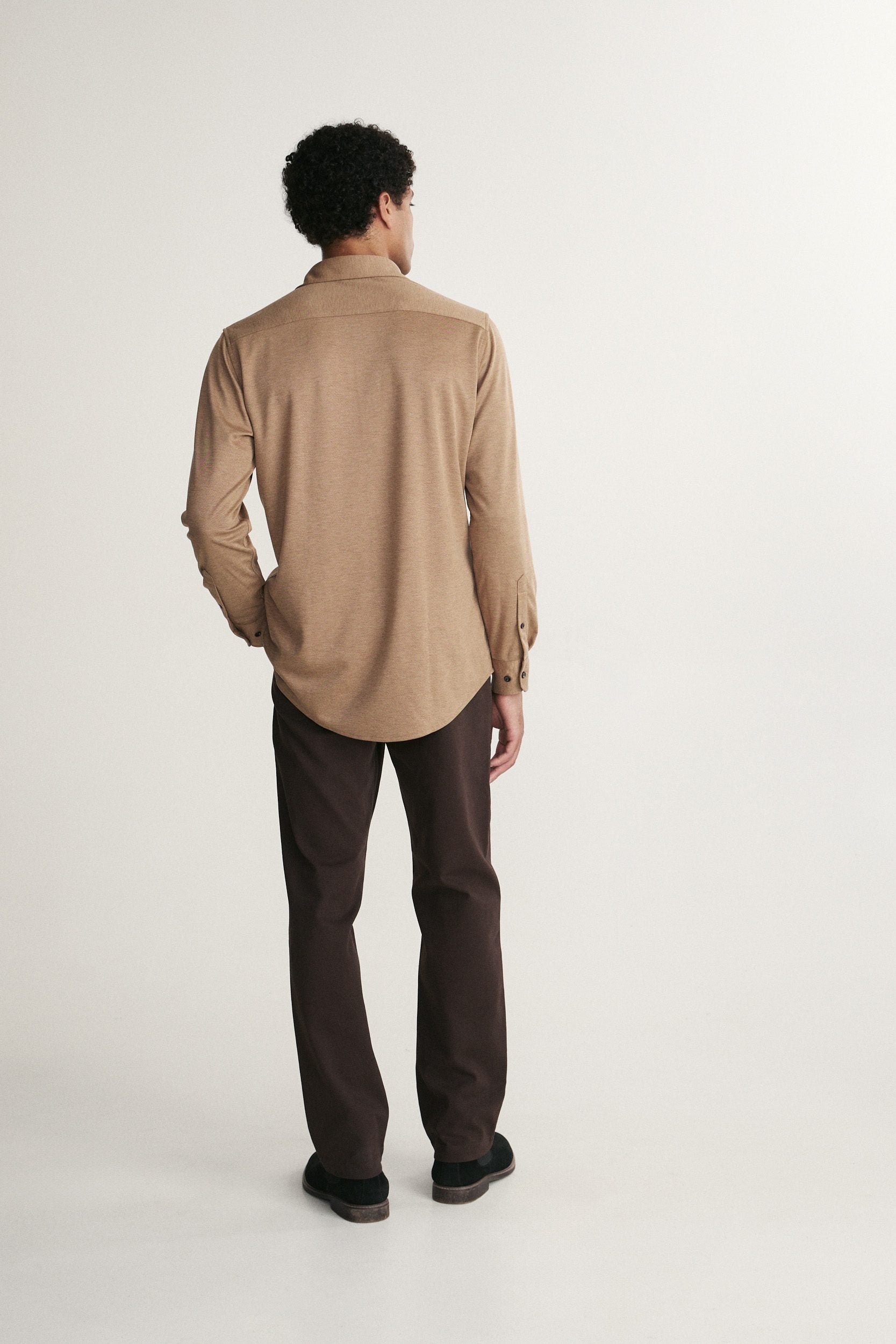 Long sleeve Fitted jersey shirt