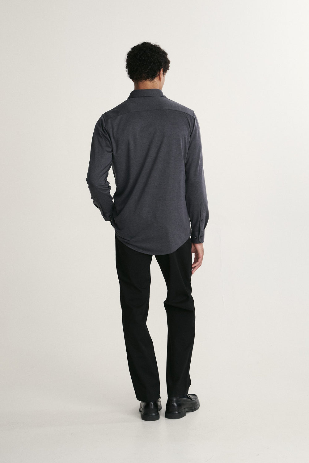 Long sleeve Fitted jersey shirt