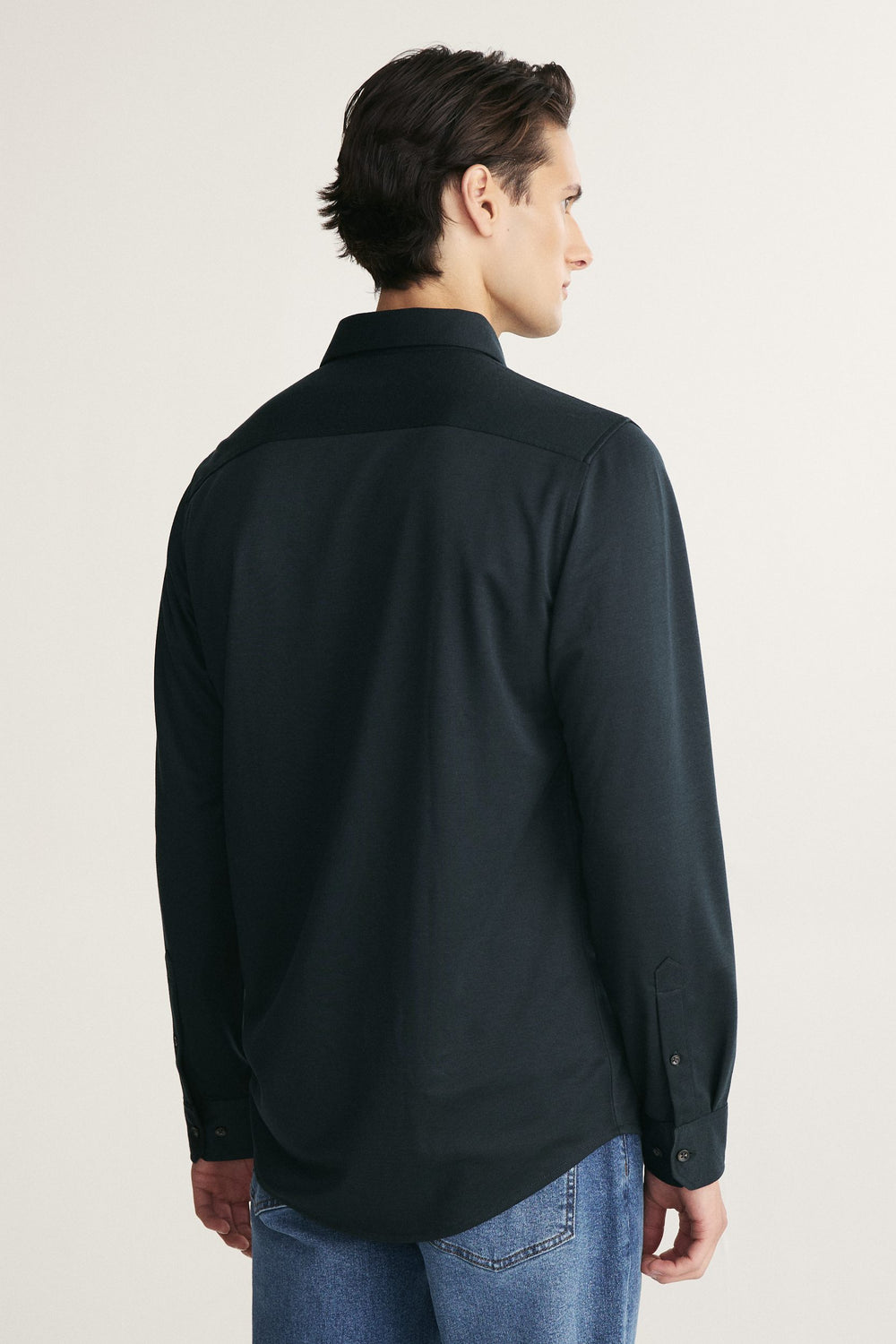 Long sleeve Fitted jersey shirt
