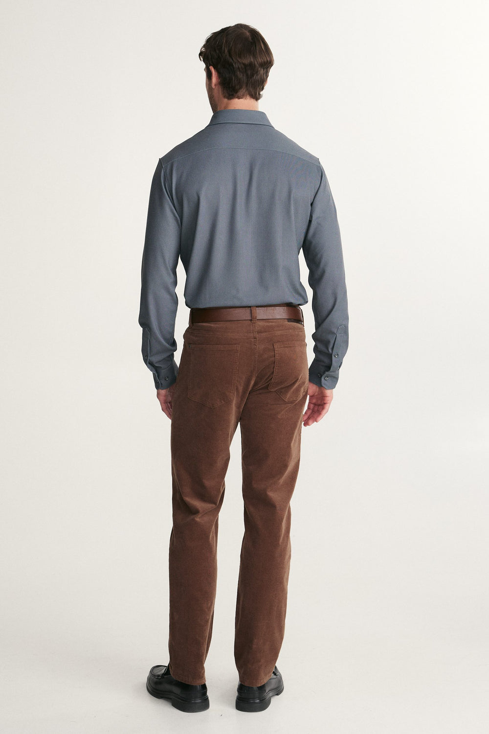Chemise à manches longues en jersey brossé