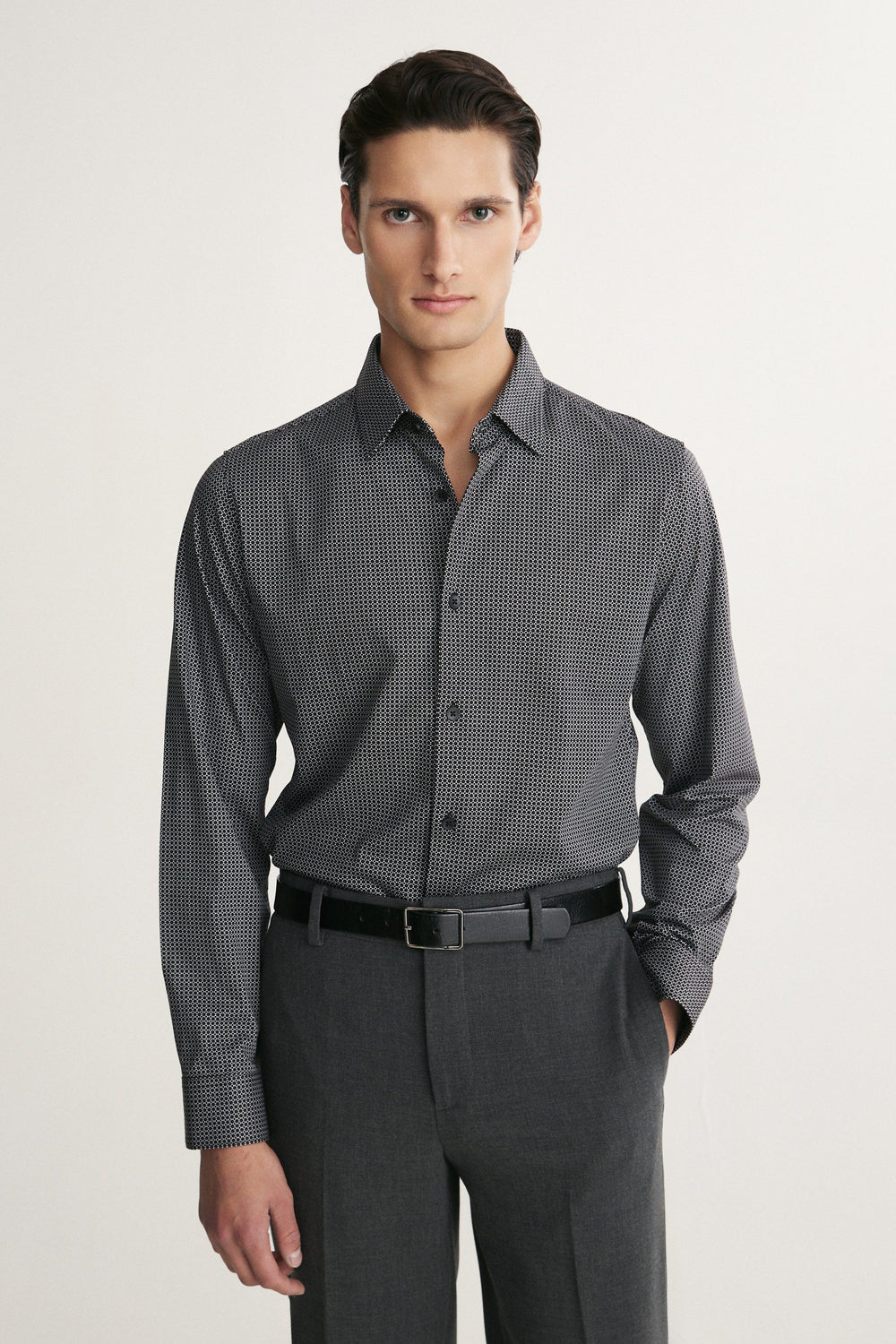 Chemise avec imprimé graphique