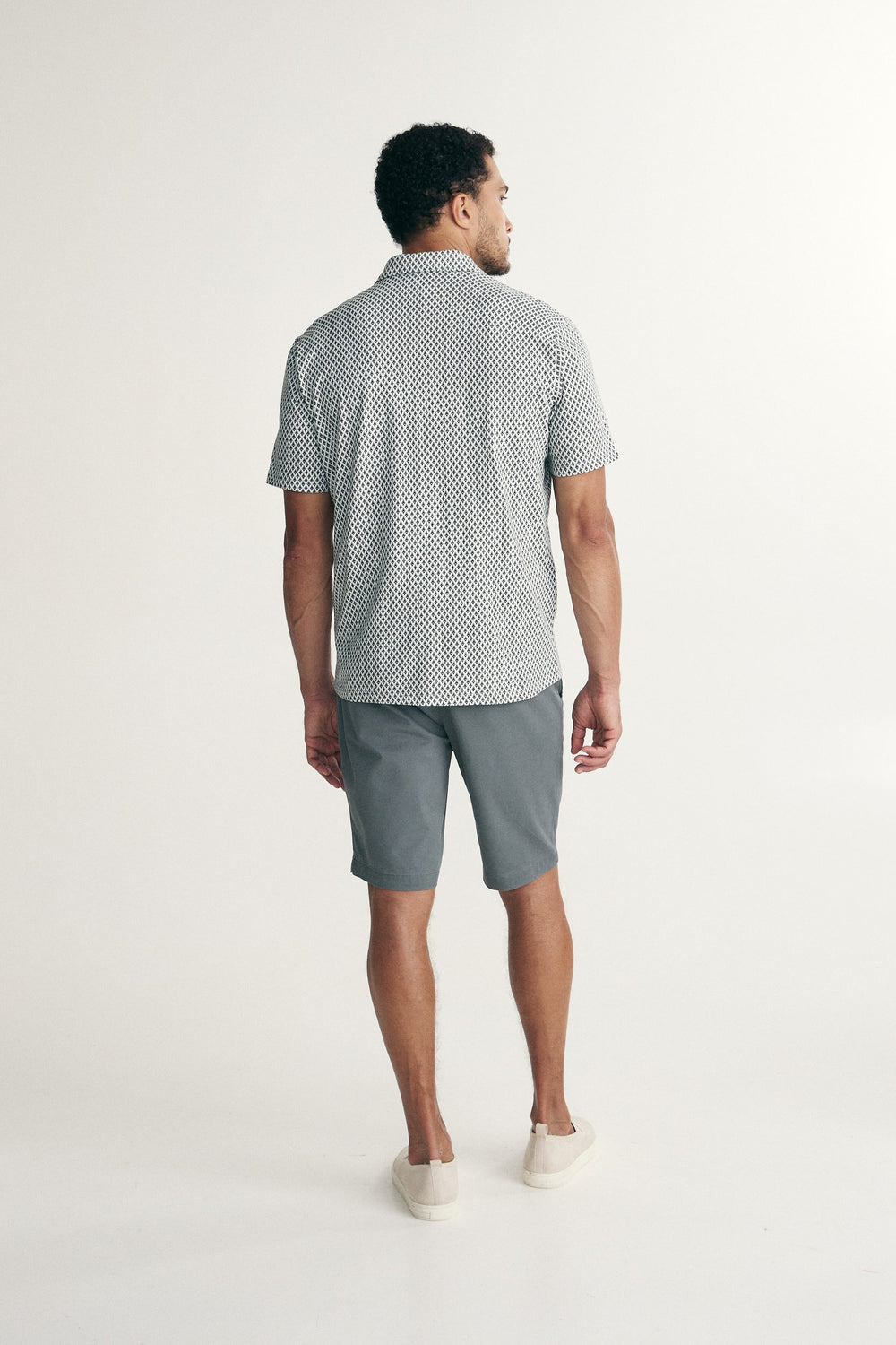 Chemise en jersey imprimée rétro