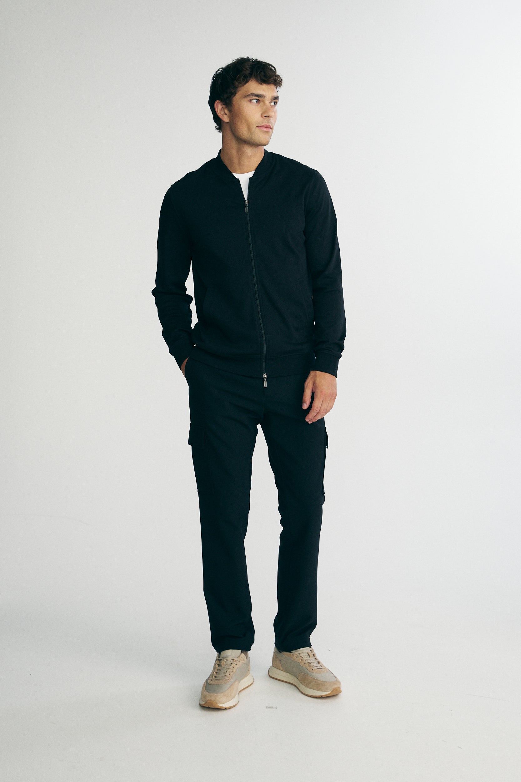 Cardigan en coton pima