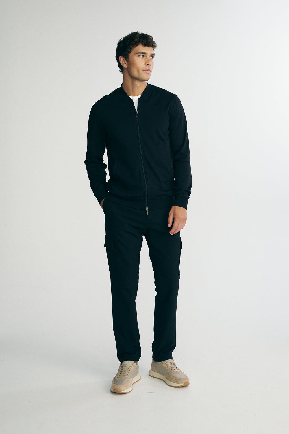 Cardigan en coton pima