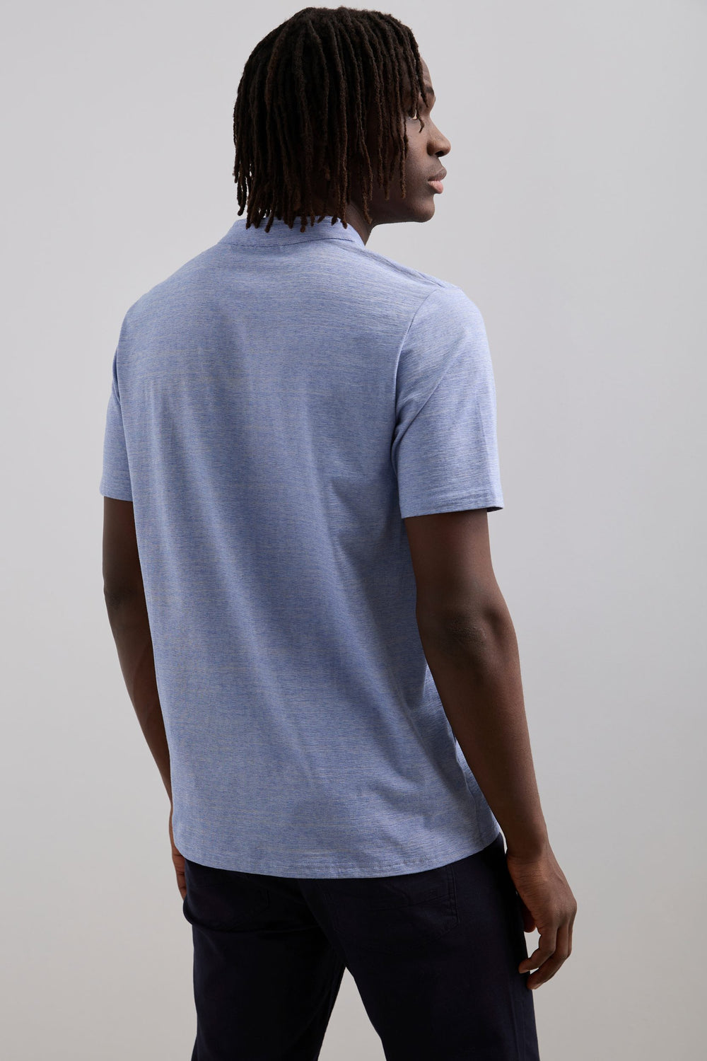 T-shirt henley avec détails au col