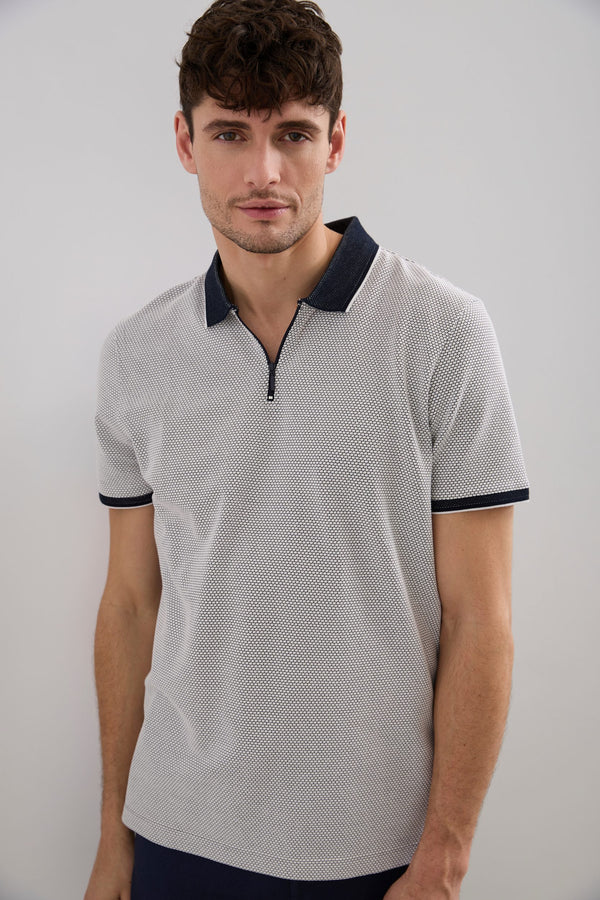 Tristan | Elegant Smart Casual Long-Sleeve Polo for Style-Conscious Wearers