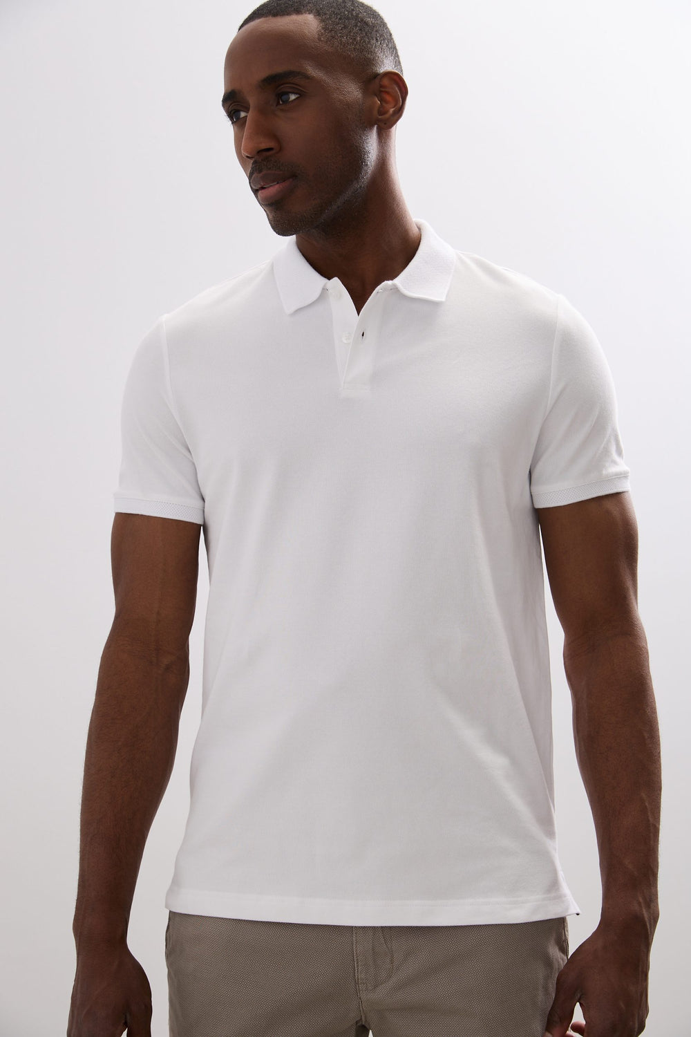 Polo avec détail au col
