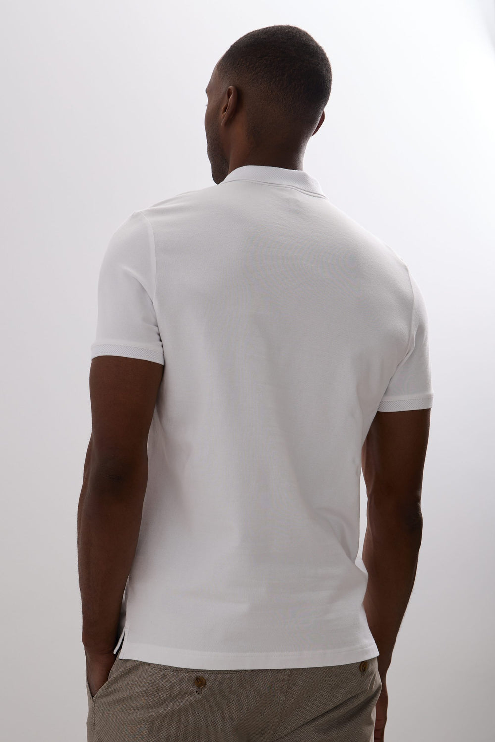 Polo avec détail au col