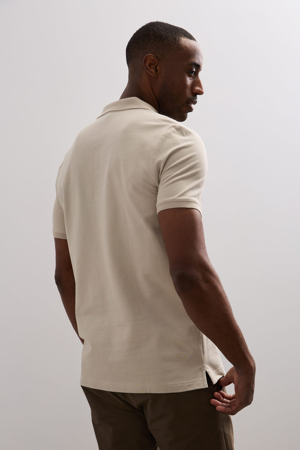 Polo avec détail au col
