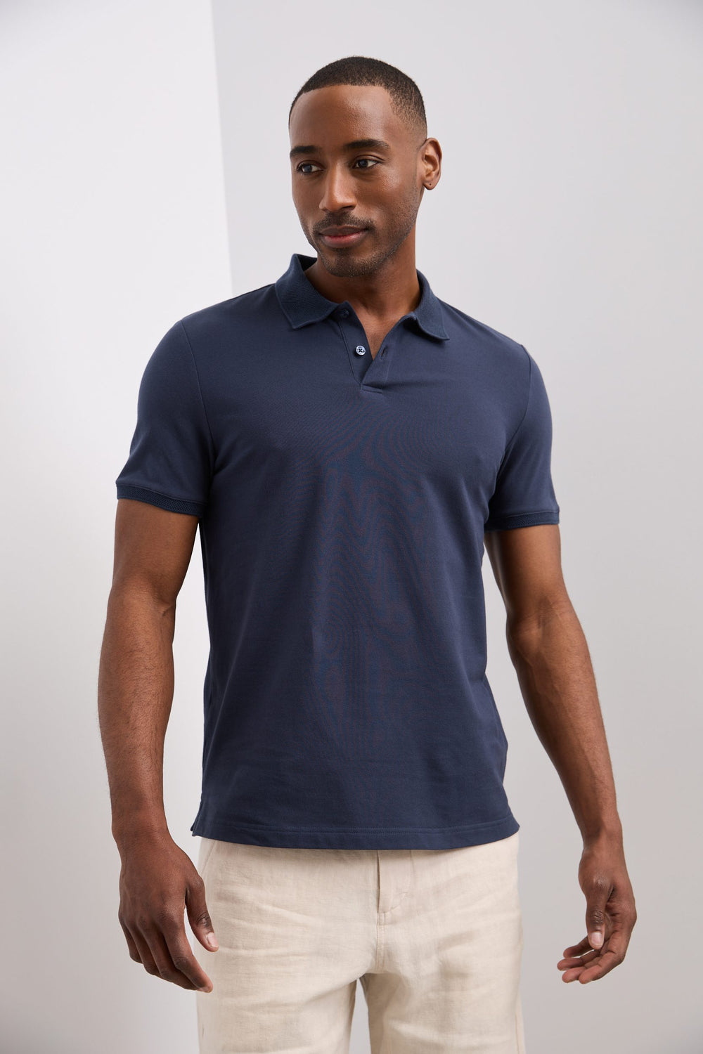 Polo avec détail au col