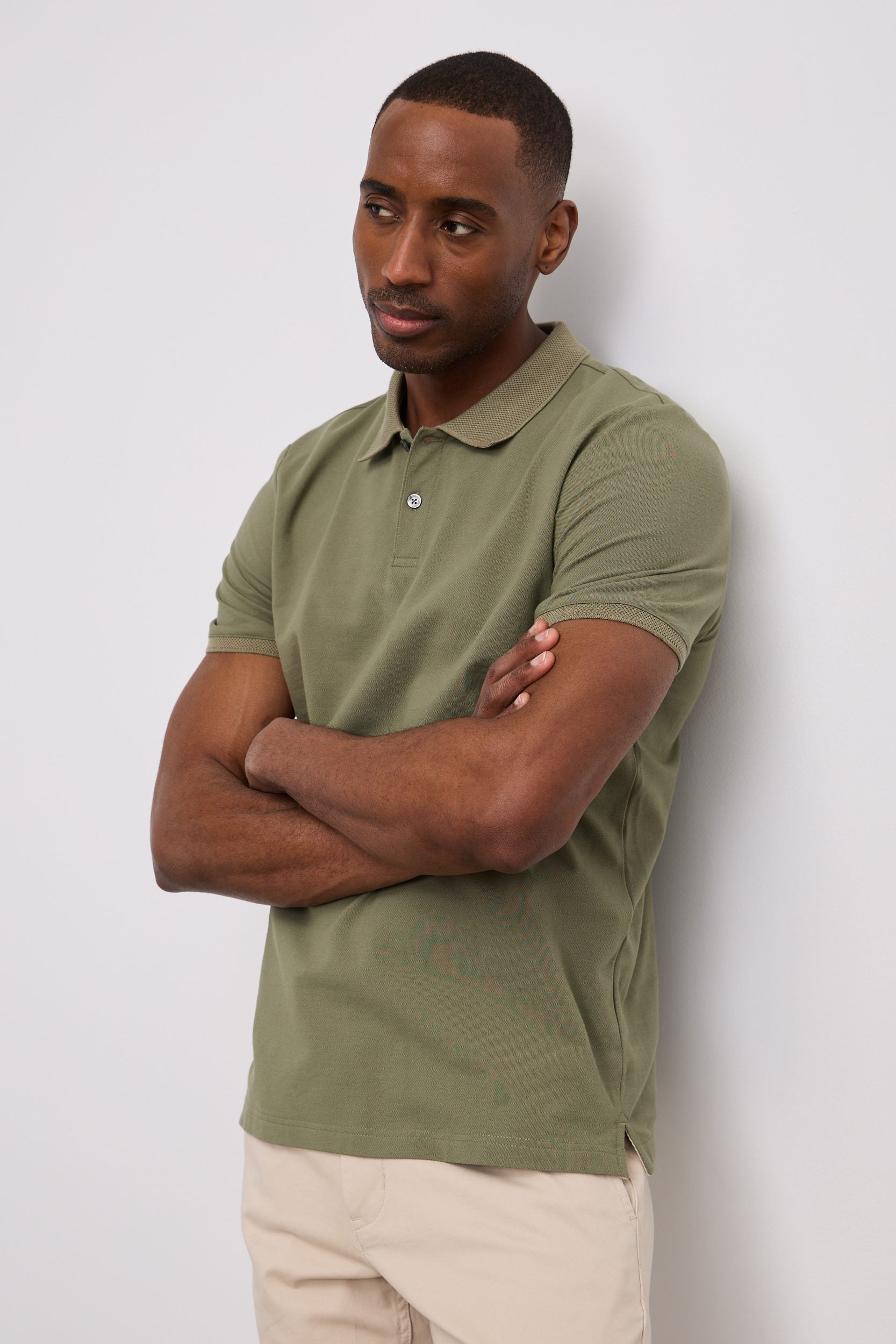 Polo avec détail au col