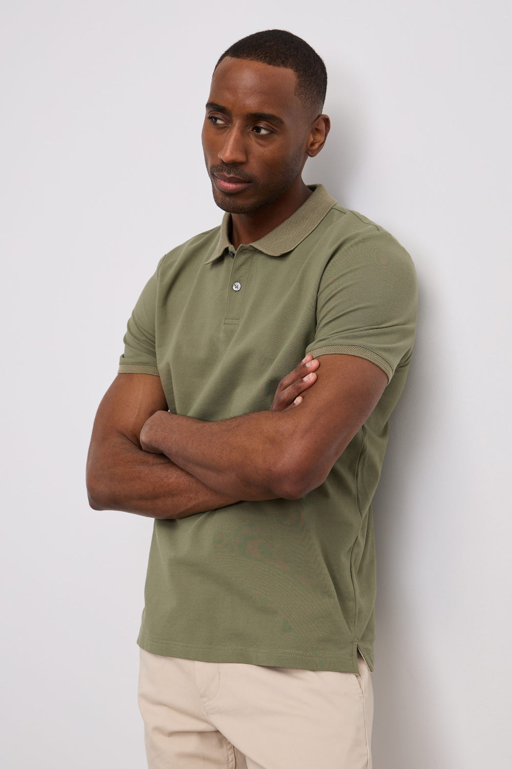 Polo avec détail au col