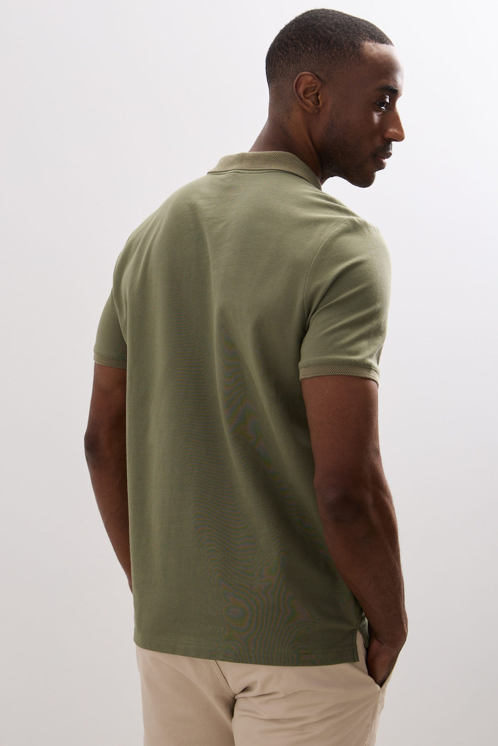 Polo avec détail au col