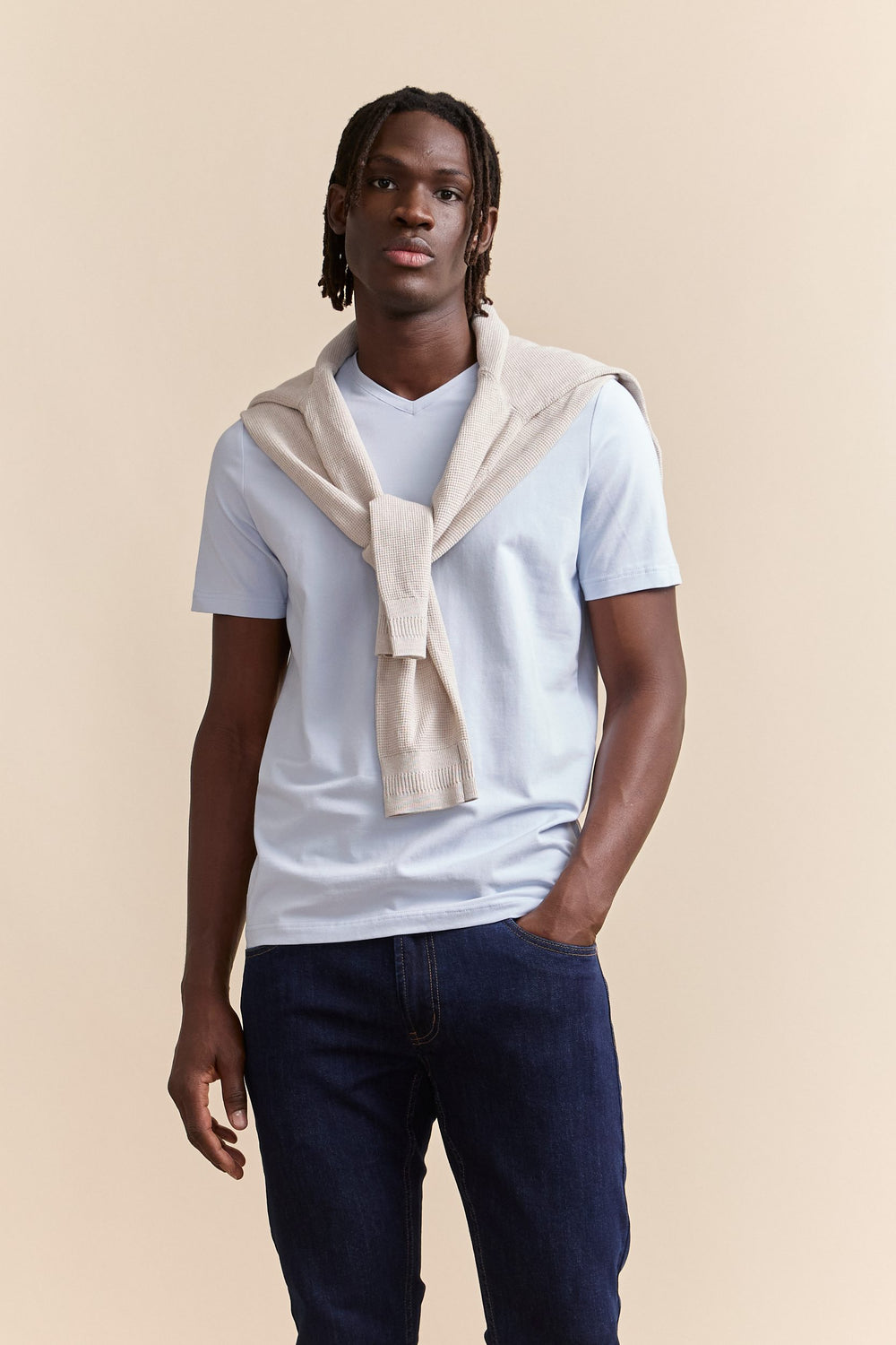 T-shirt essentiel col V