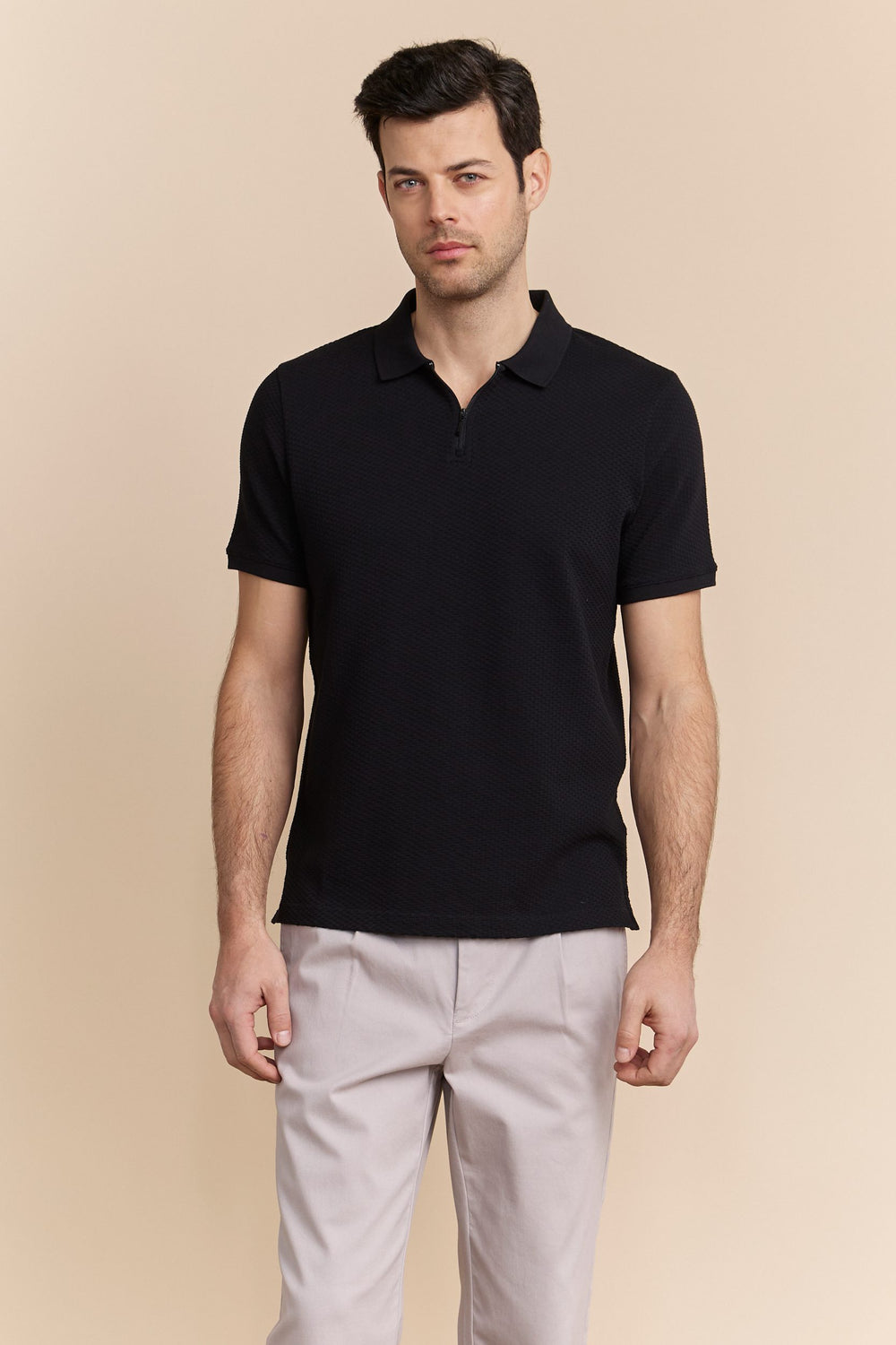 Polo jacquard