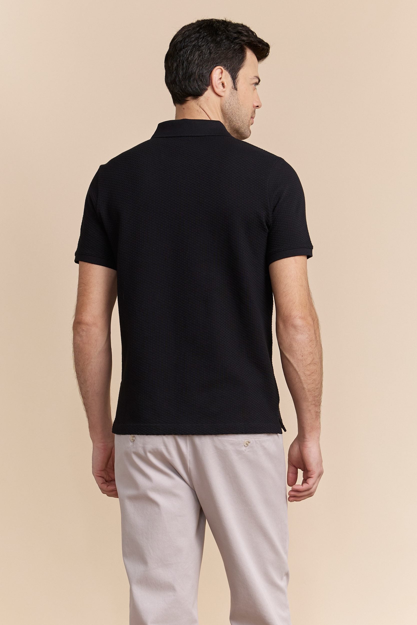 Polo jacquard