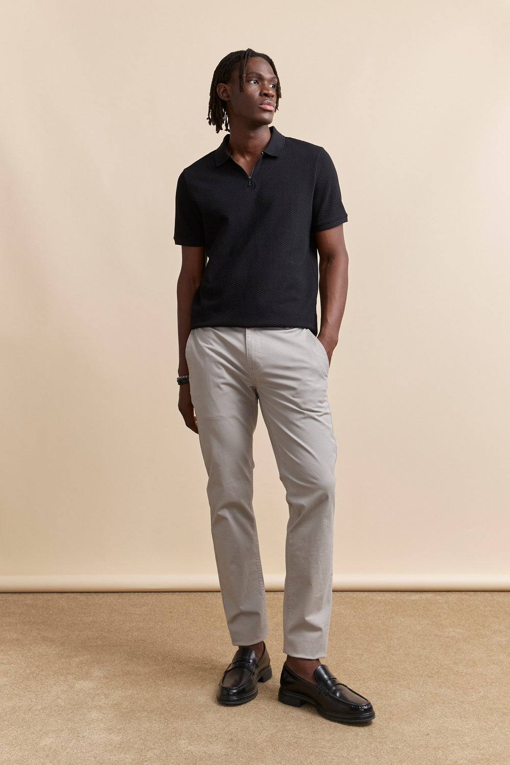 Polo jacquard