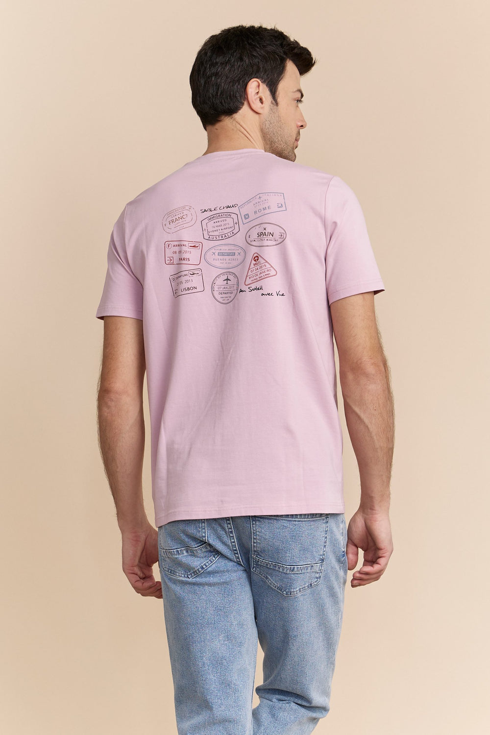 Stamps graphic print T-shirt