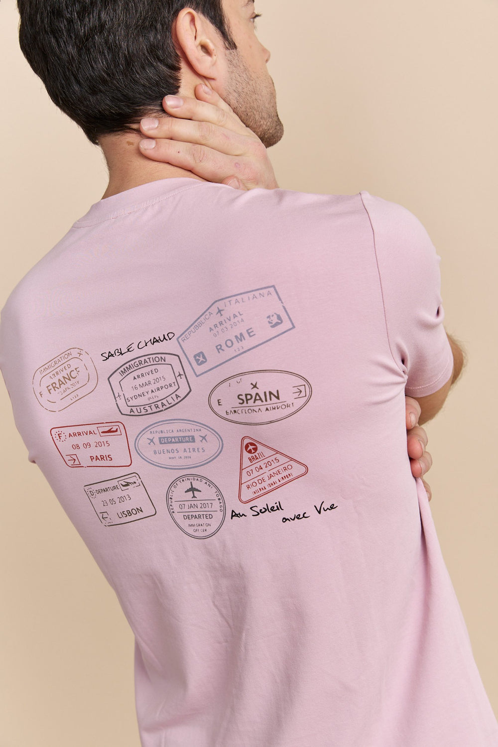 Stamps graphic print T-shirt