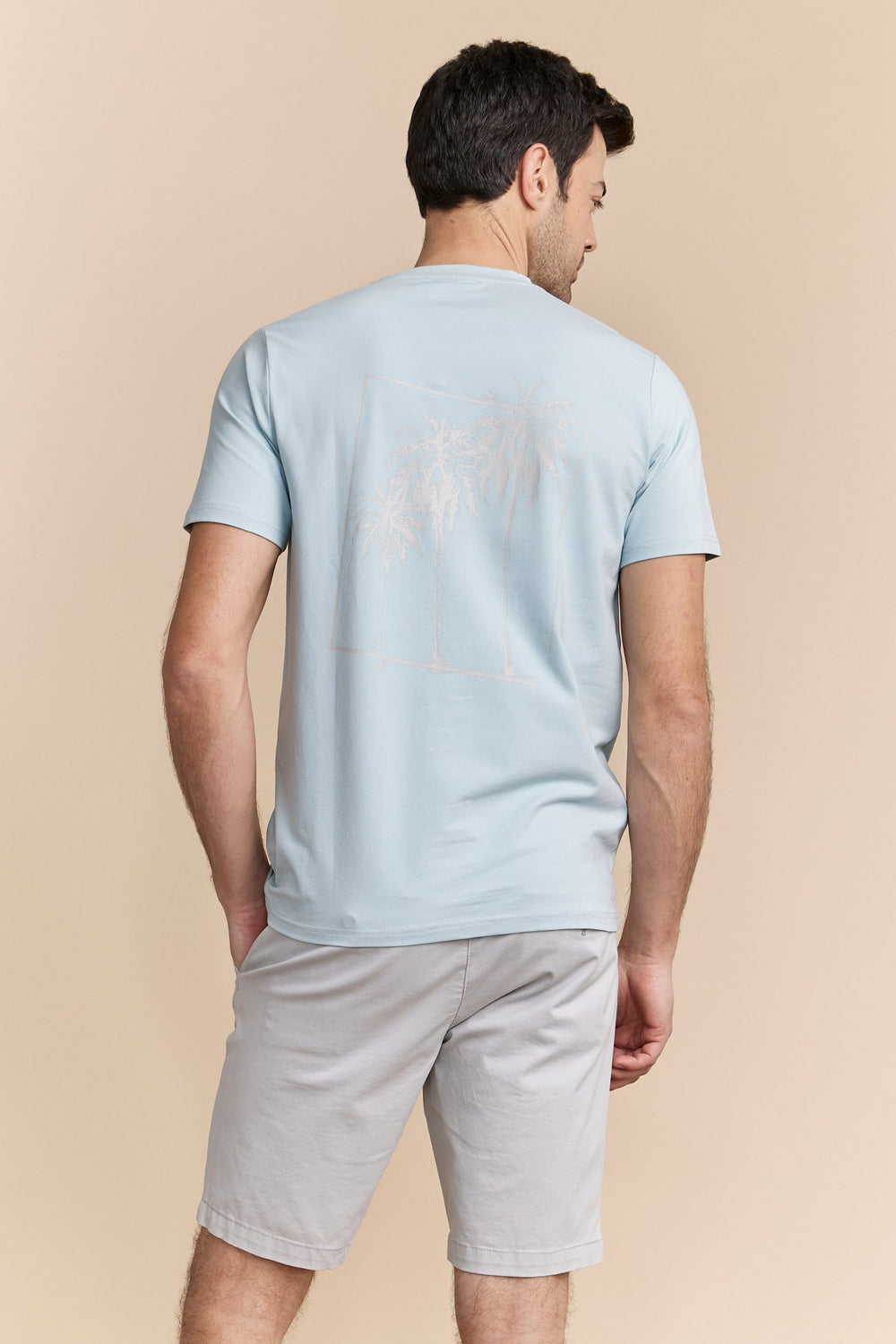 Palm trees print T-shirt