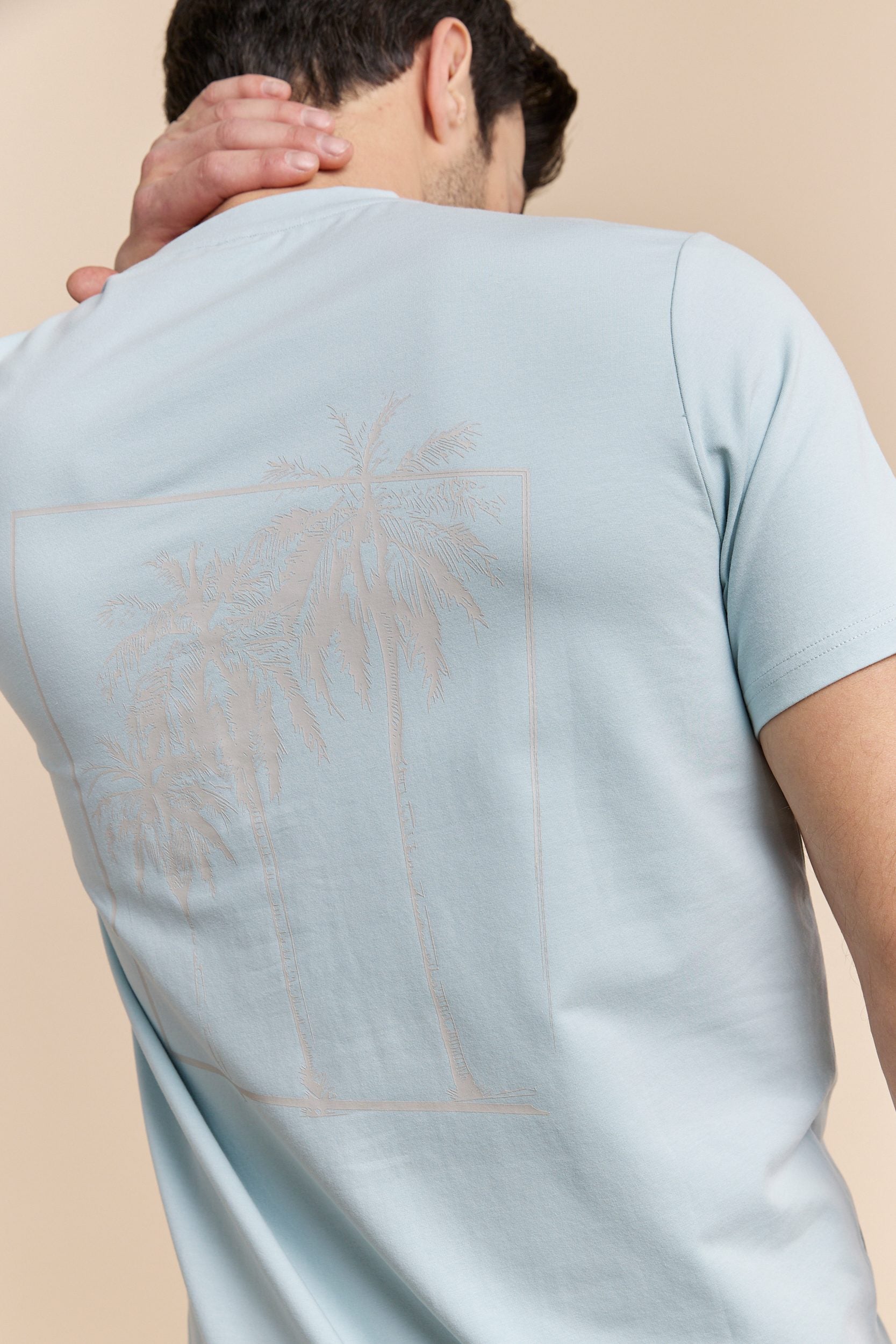Palm trees print T-shirt