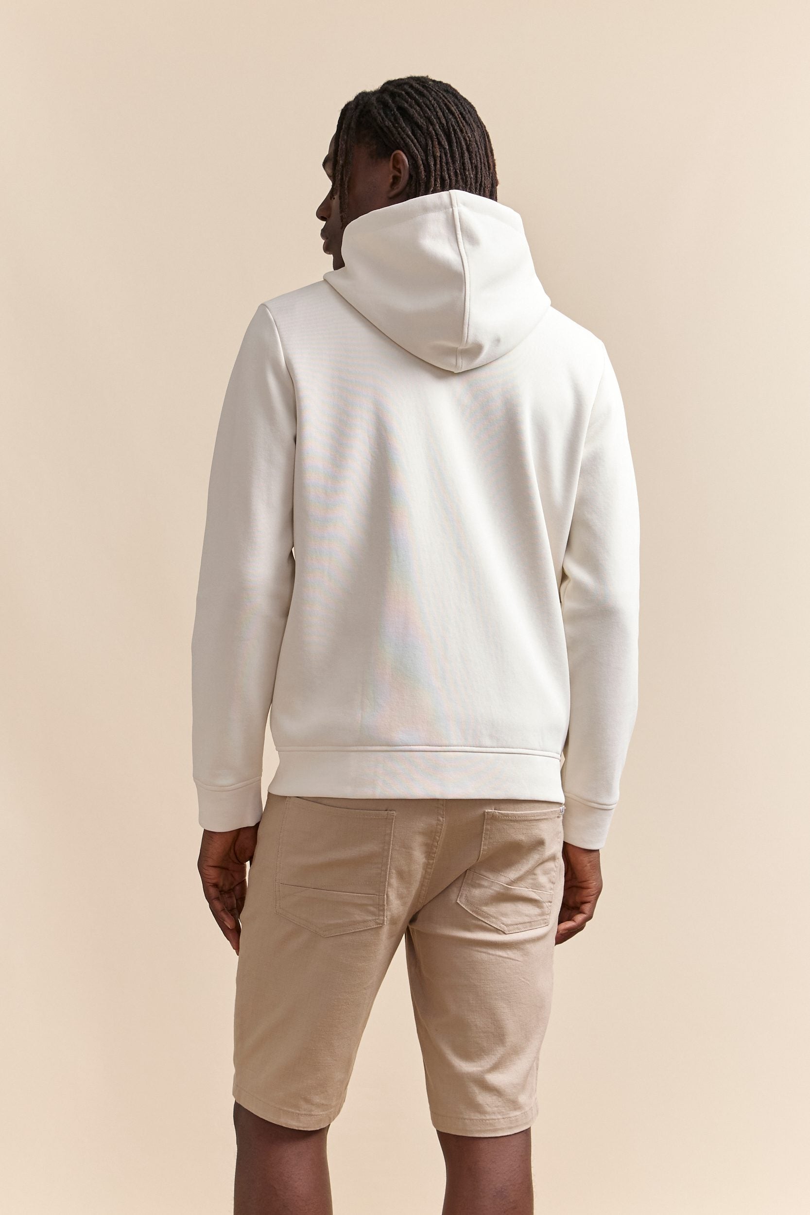 Cardigan zip à capuchon
