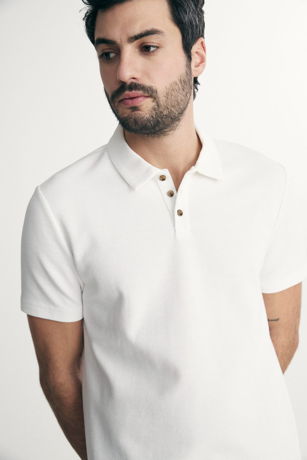 Polo texturé