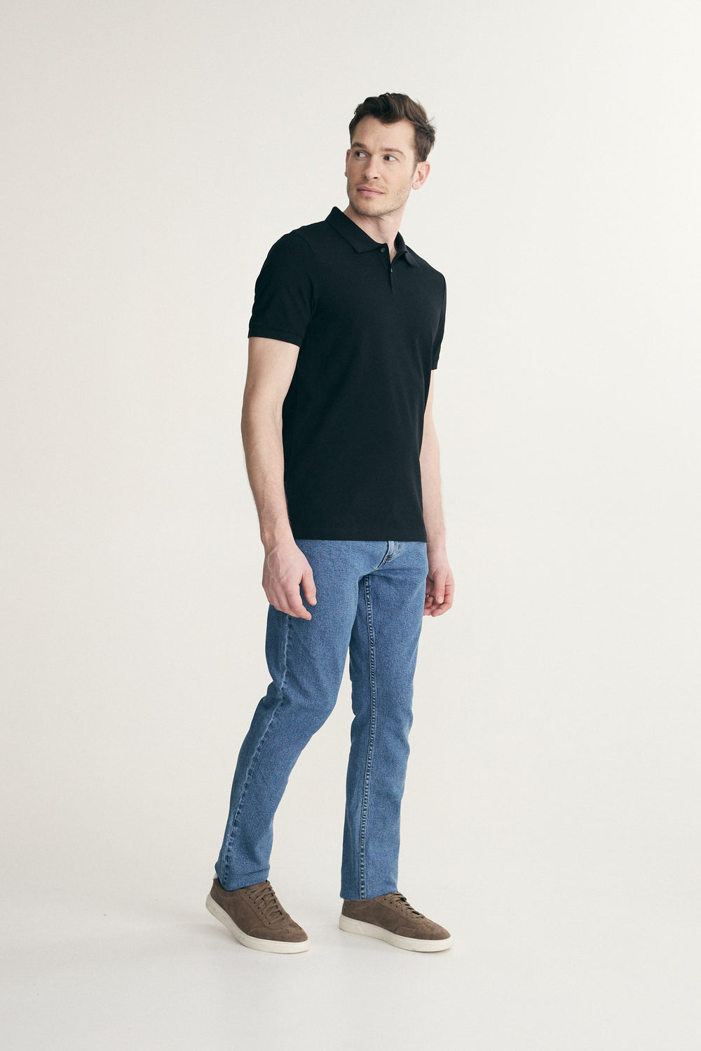Polo avec détail au col
