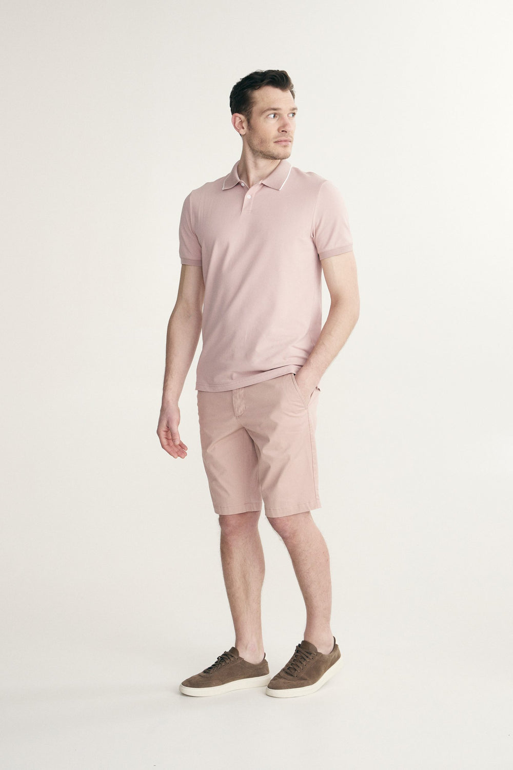 Polo avec détail au col