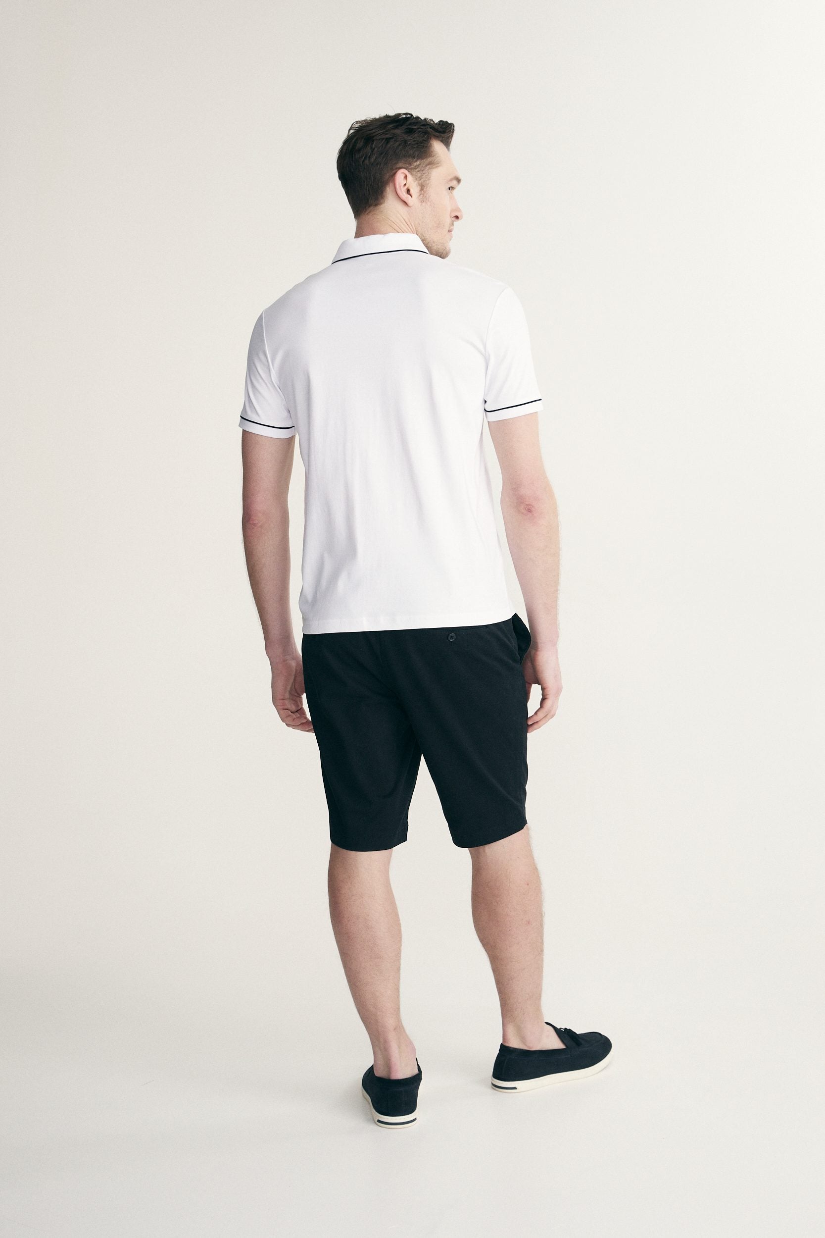 Polo jersey coton mercerisé