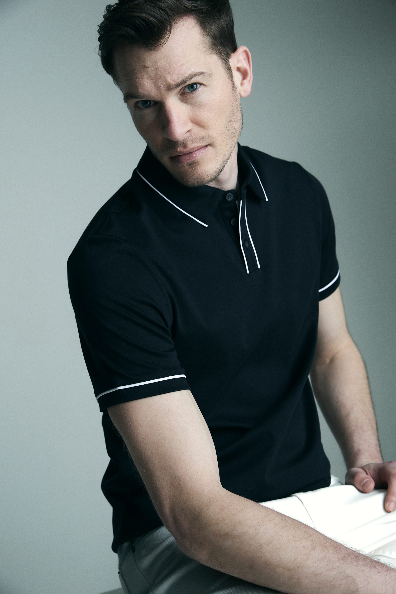 Polo jersey coton mercerisé