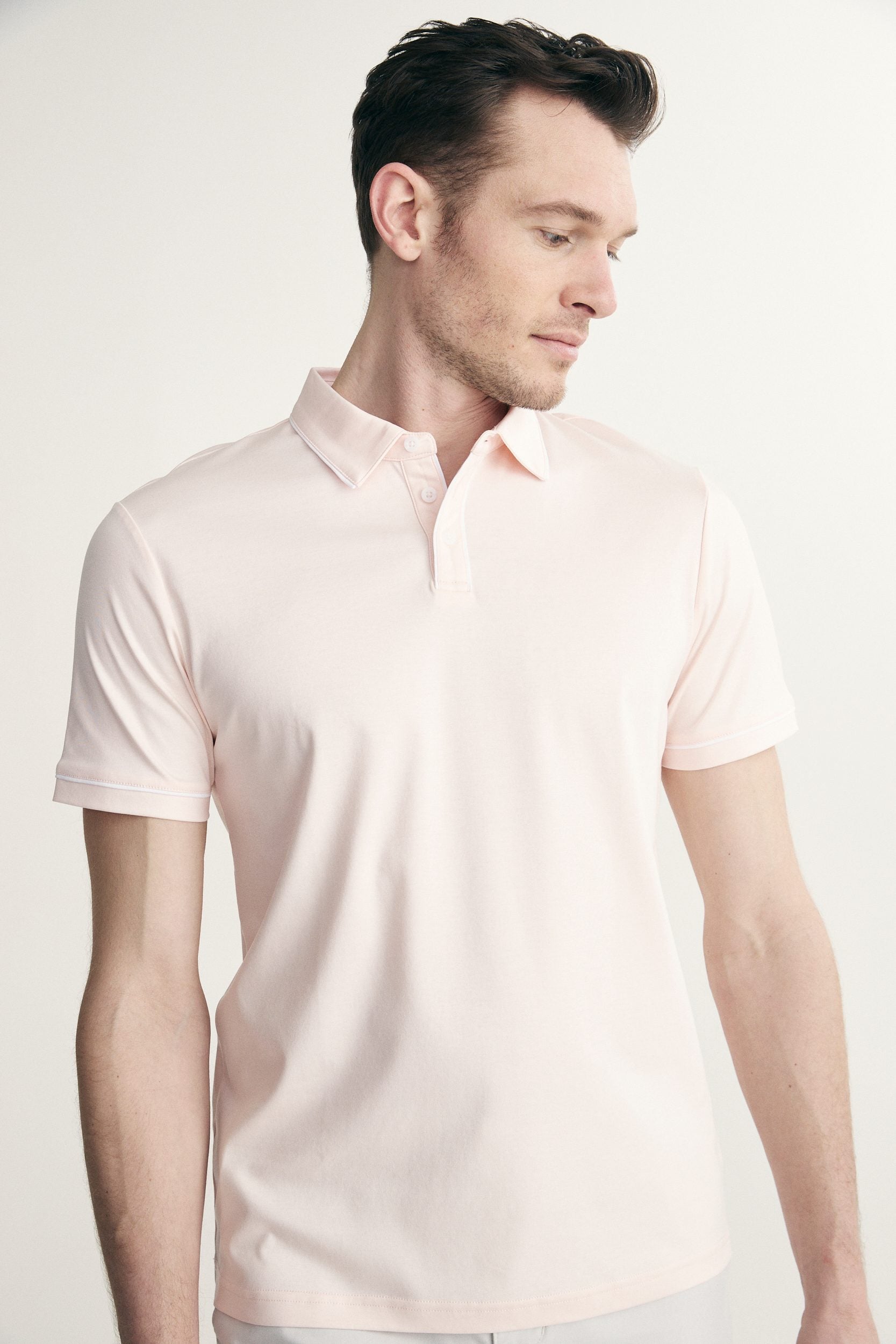 Polo jersey coton mercerisé