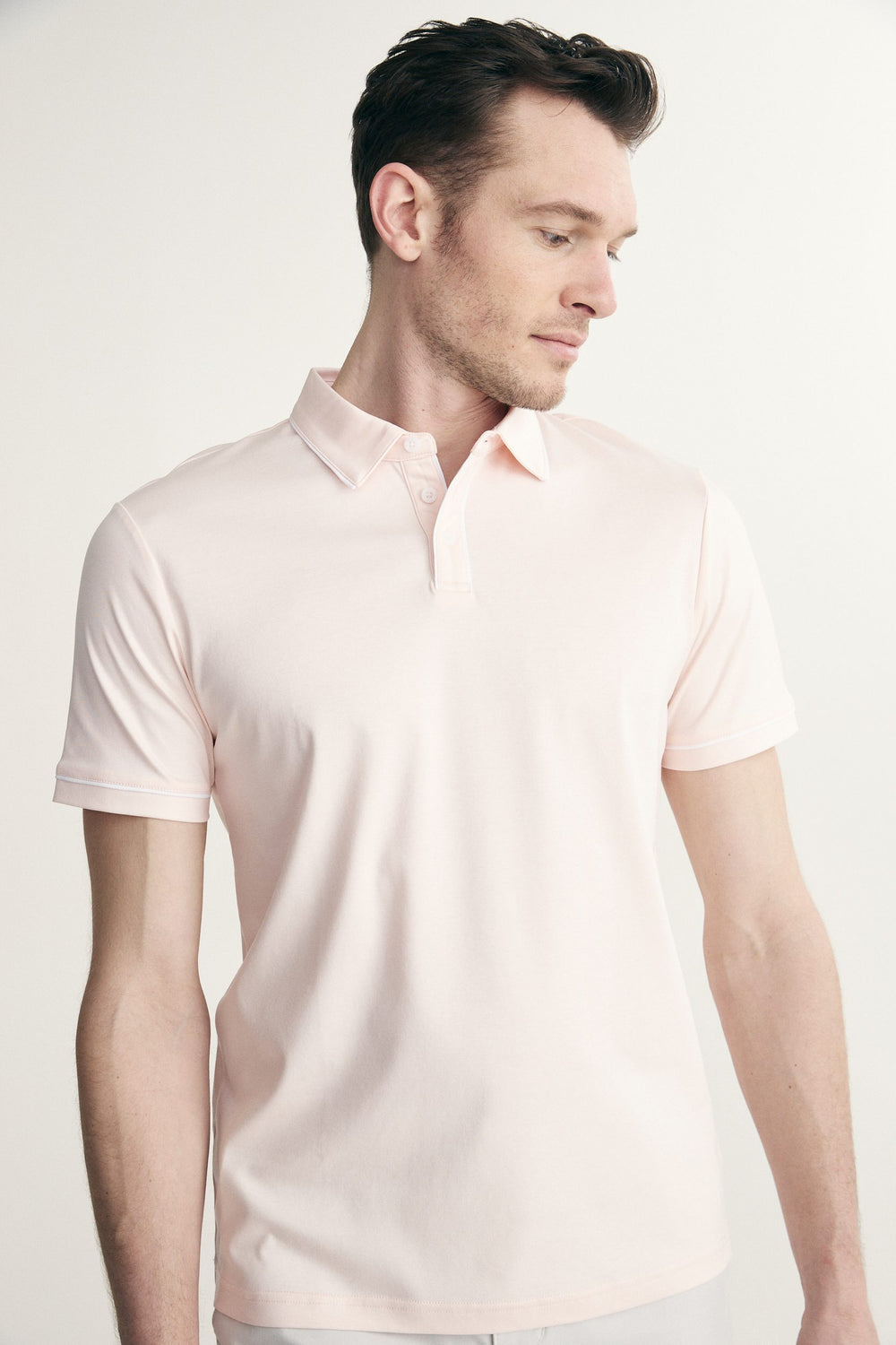 Polo jersey coton mercerisé