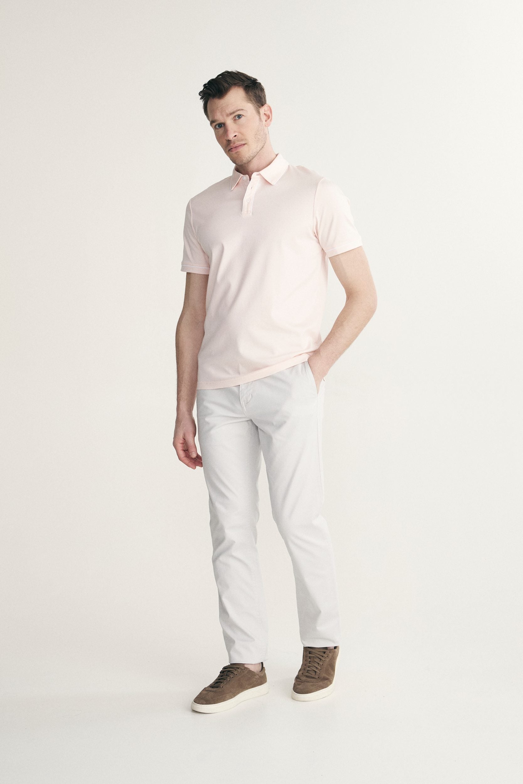 Polo jersey coton mercerisé