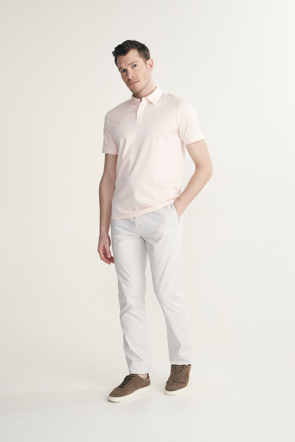 Polo jersey coton mercerisé